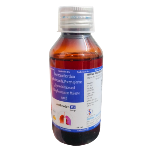 AMBROLET-DX (DEXTROMETHORPHAN 10MG+ PHENYLEPHRINE 5MG+CHLORPHENIRAMINE 2MG)