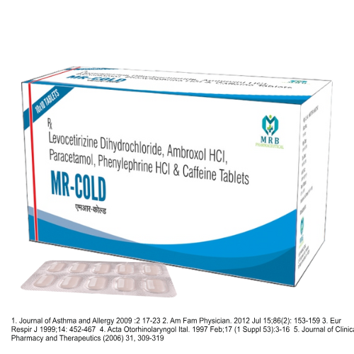 MR-COLD (LEVO.5MG+AMBROXOL 30MG+PHENYLEPHRINE 10MG+PARA.325+CAFF.25MG)