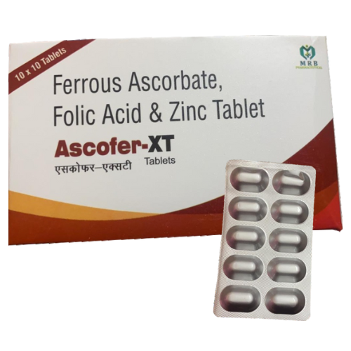 ASCOFER-XT (FERROUS ASORBATE 100MG (ELEMENTAL IRON),